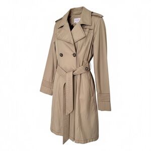 Laundry By Shelli Segal Classic Beige Trench Coat